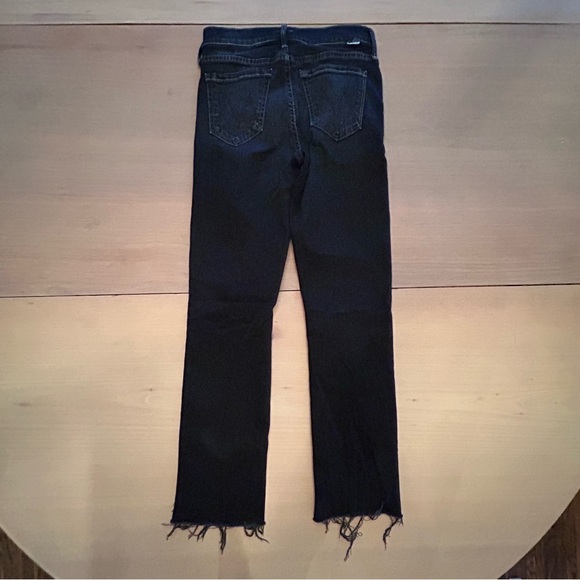 MOTHER Ankle Snippet Dark Wash Jeans - Picture 6 of 8